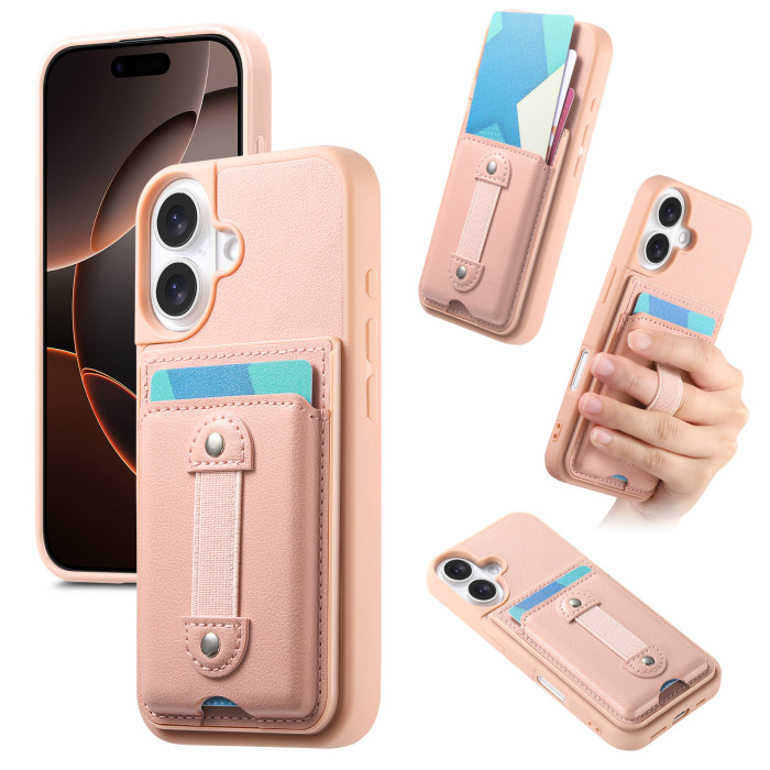 For iPhone 17 Air 17 16 Pro Max 15 14 13 12 11 XR 7 XS Phone Leather wallet Case