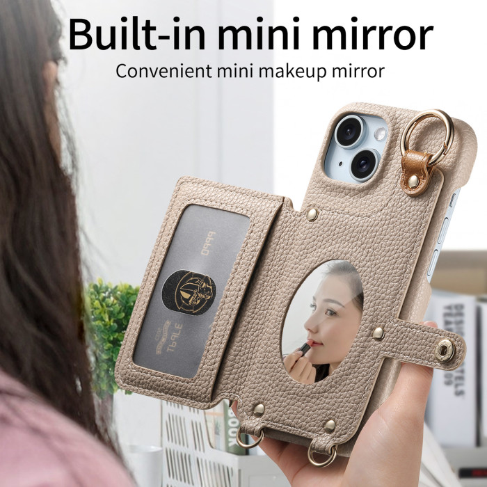 For iPhone 17 Air 17 16 Pro Max 15 14 13 12 11 XR 7 XS Phone Case Leather wallet