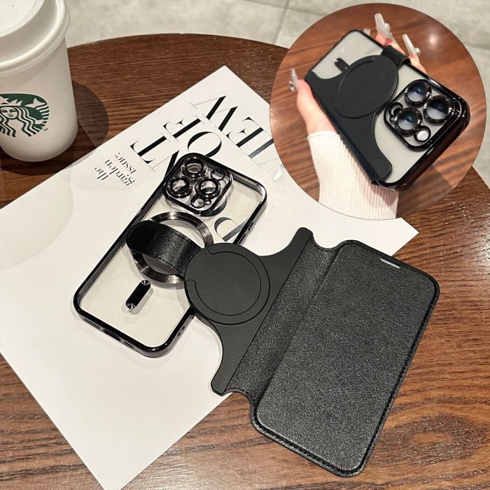 For iPhone 17 Air 17 16 Pro Max 15 13 12 14 11 XR 7 XS Phone Case wallet Leather
