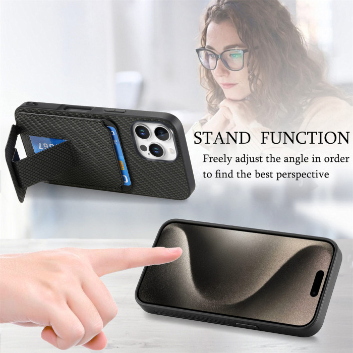For iPhone 17 Air 17 16 Pro Max 15 14 13 12 11 XR 7 XS wallet Leather Phone Case