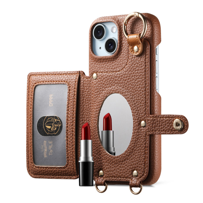 For iPhone 17 Air 17 16 Pro Max 15 14 13 12 11 XR 7 XS Phone Case Leather wallet