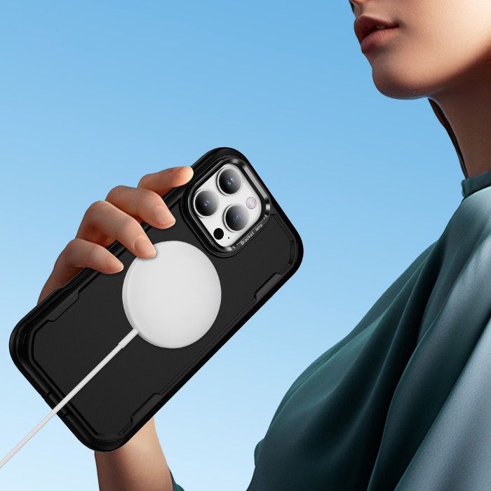 For iPhone 17 Air 17 16 Pro Max 15 14 13 12 11 Phone Case Magnetic Lens Bracket