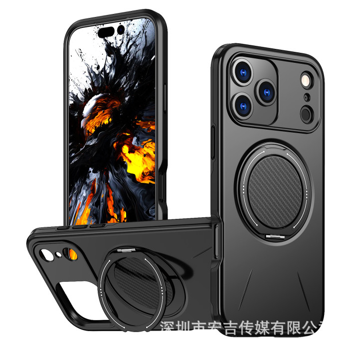 For iPhone 17 Air 17 16 Pro Max 15 14 13 12 11 8 XR Phone Case Magnetic Bracket