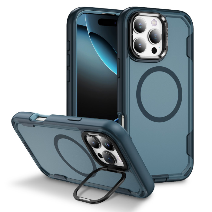 For iPhone 17 Air 17 16 Pro Max 15 14 13 12 11 Phone Case Magnetic Lens Bracket