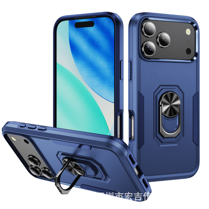 For iPhone 17 Air 17 16 Pro Max 15 14 13 12 11 7 8 XR XS Phone Case Ring Bracket