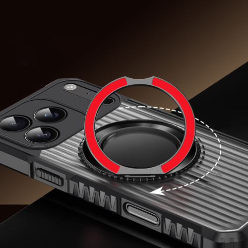 For iPhone 17 Air 17 16 Pro Max 15 14 13 12 11 Phone Case Magnetic Ring Bracket