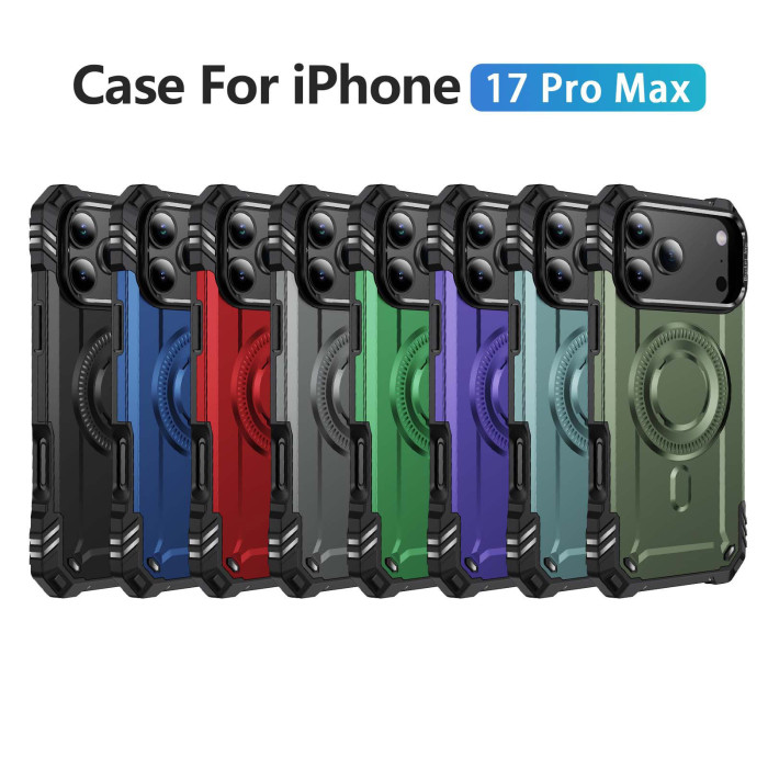 For iPhone 17 Air 17 16 Pro Max 15 14 13 12 11 Phone Case Magnetic Lens Bracket