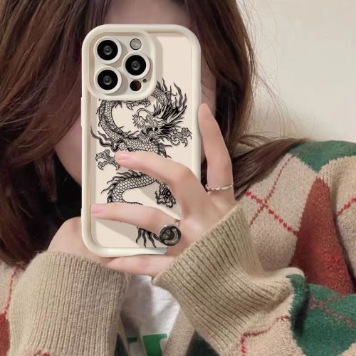 For iPhone 17 Air 17 16 Pro Max 15 14 13 12 11 7 8  XR XS Phone Case Dragon New