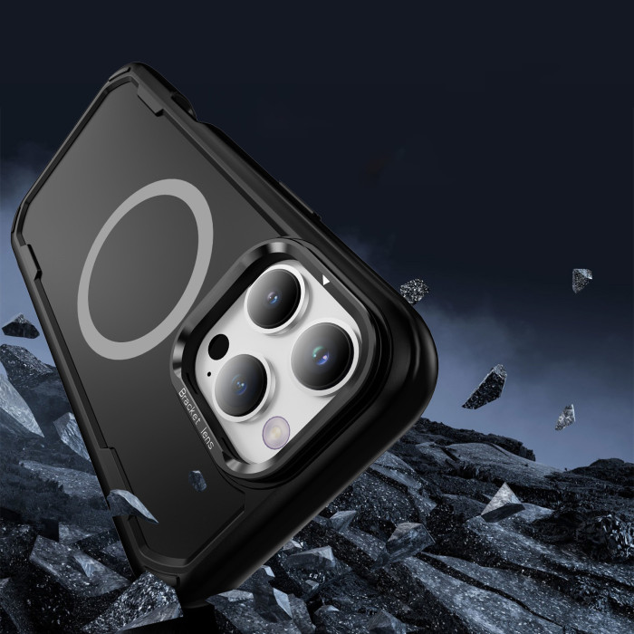 For iPhone 17 Air 17 16 Pro Max 15 14 13 12 11 Phone Case Magnetic Lens Bracket