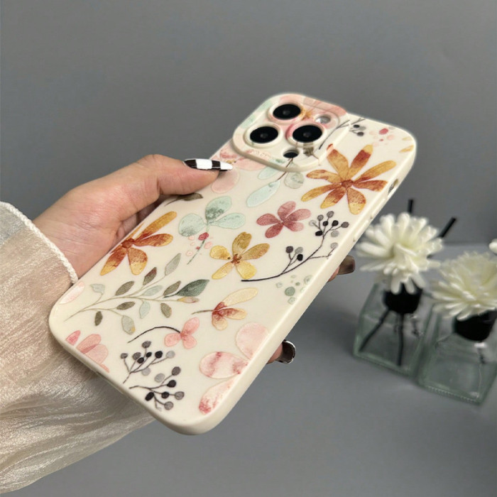 For Apple iPhone 17 Air 17 16 Pro Max 15 14 13 12 11 XR XS 8 Phone Case Art Leaf