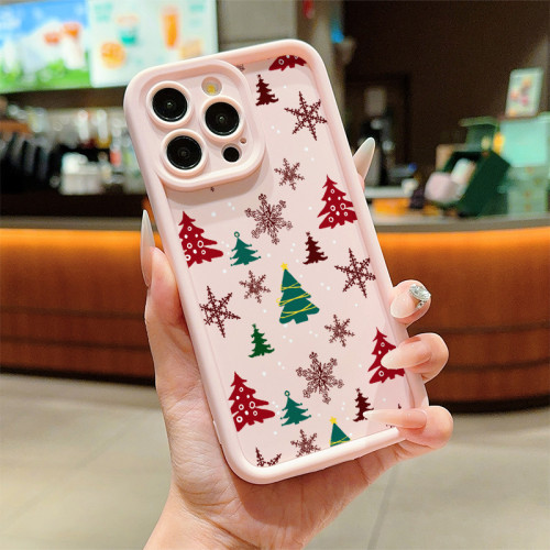 For Apple iPhone 17 Air 17 16 Pro Max 15 14 13 12 11 7 Phone Case Christmas Tree