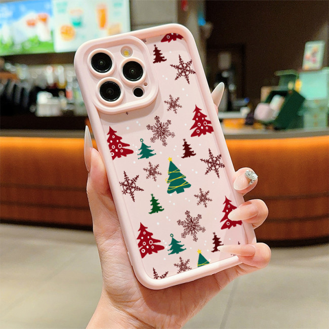 For Apple iPhone 17 Air 17 16 Pro Max 15 14 13 12 11 7 Phone Case Christmas Tree