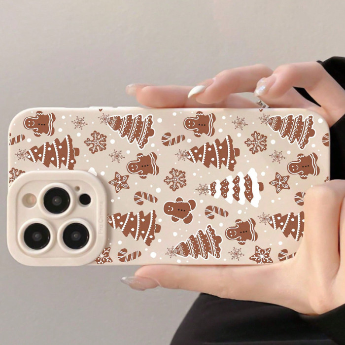 For iPhone 17 Air 17 16 Pro Max 15 14 13 12 11 8 XR XS Phone Case Christmas Tree