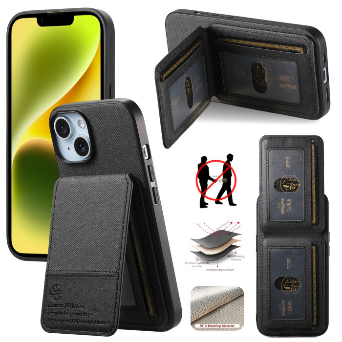 For iPhone 17 Air 17 16 Pro Max 15 14 13 12 11 XR XS 7 Phone Case wallet Leather