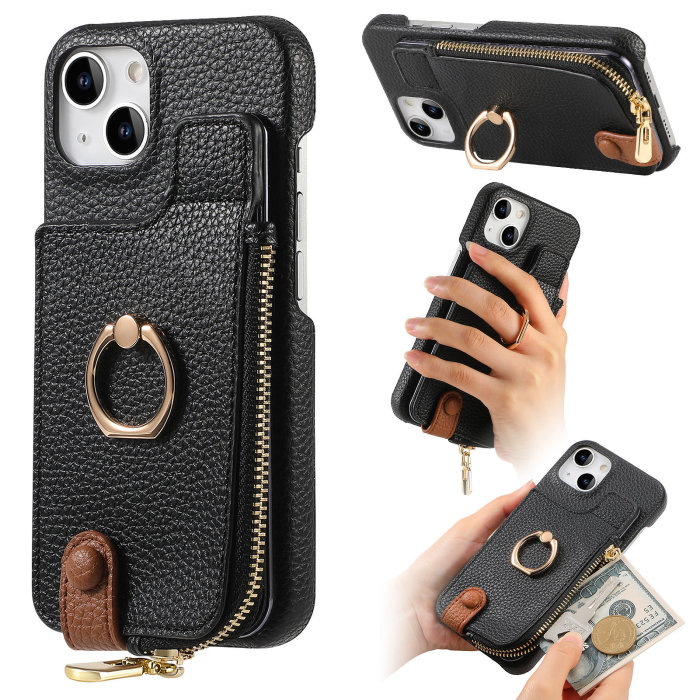 For iPhone 17 Air 17 16 Pro Max 15 14 13 12 11 XR 7 XS Leather Phone wallet Case