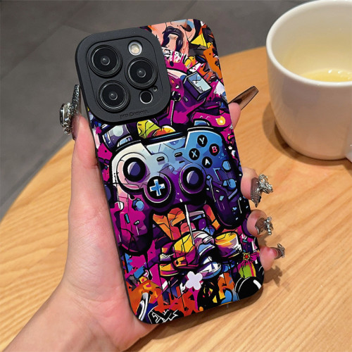 For iPhone 17 Air 17 16 Pro Max 15 14 13 12 11 8 XR Phone Case Creative Gamepad