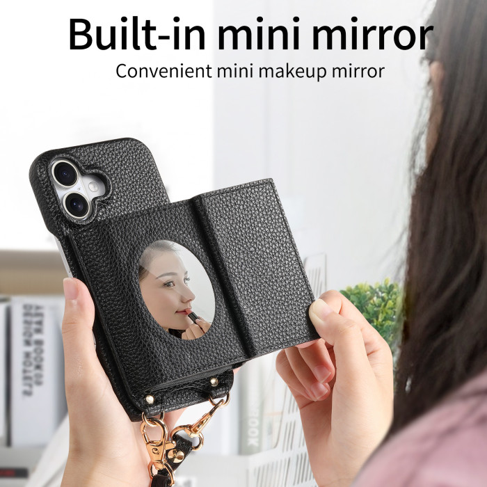 For iPhone 17 Air 16 17 Pro Max 15 14 13 12 11 XR 7 XS Phone Case wallet Leather