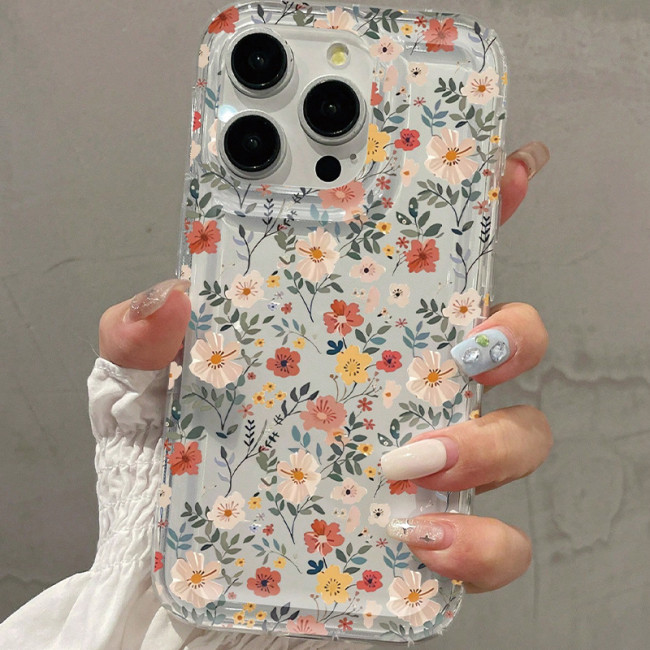 For iPhone 17 Air 17 16 Pro Max 15 14 13 12 11 7 8 XR XS Phone Case Flowers New