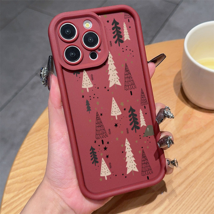 For Apple iPhone 17 Air 17 16 Pro Max 15 14 13 12 11 XR XS Phone Case Christmas