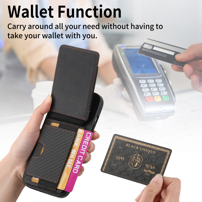 For iPhone 17 Air 17 16 Pro Max 14 13 15 12 11 XR 7 XS Phone Case wallet Leather