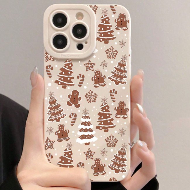 For iPhone 17 Air 17 16 Pro Max 15 14 13 12 11 8 XR XS Phone Case Christmas Tree