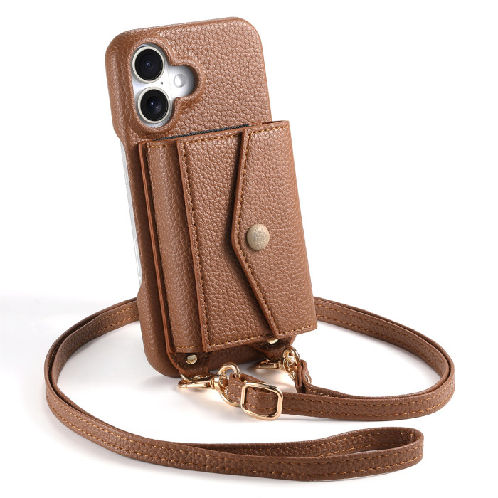 For iPhone 17 Air 16 17 Pro Max 15 14 13 12 11 XR 7 XS Phone Case wallet Leather