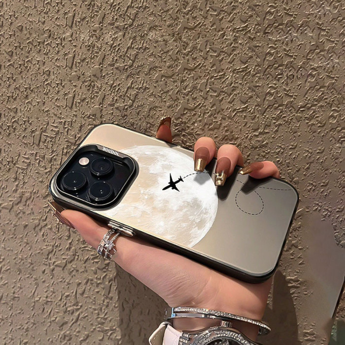For iPhone 17 Air 17 16 Pro Max 15 14 13 12 11 8 XR Phone Case Chasing Aircraft