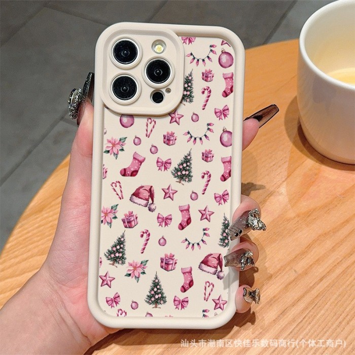 For Apple iPhone 17 Air 17 16 Pro Max 15 14 13 12 11 XR 7 8 Phone Case Christmas