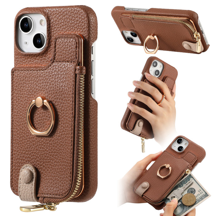 For iPhone 17 Air 17 16 Pro Max 15 14 13 12 11 XR 7 XS Leather Phone wallet Case