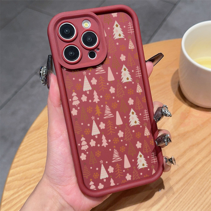 For Apple iPhone 17 Air 17 16 Pro Max 15 14 13 12 11 XR XS Phone Case Christmas