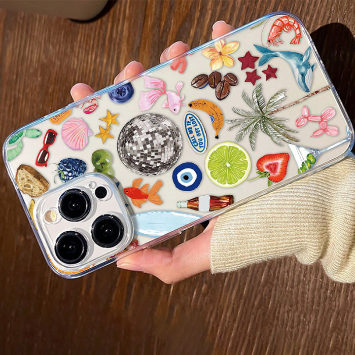 For iPhone 17 Air 17 16 Pro Max 15 14 13 12 11 7 8 XR XS Phone Case Fashion Case