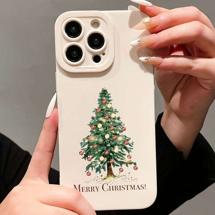 For iPhone 17 Air 17 Pro Max 16 15 14 13 12 11 XR Phone Case Creative Christmas Tree