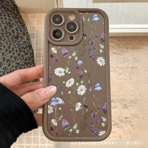 For iPhone 17 Air 17 Pro Max 16 15 14 13 12 11 XR 8 XS  Phone Case Fresh Flowers