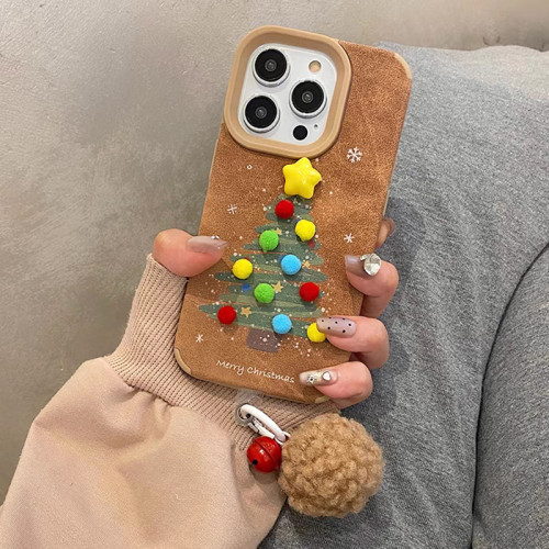 For iPhone 17 Air 17 Pro Max 16 15 14 13 12 11 XR 7 8 XS Phone Case Christmas tree