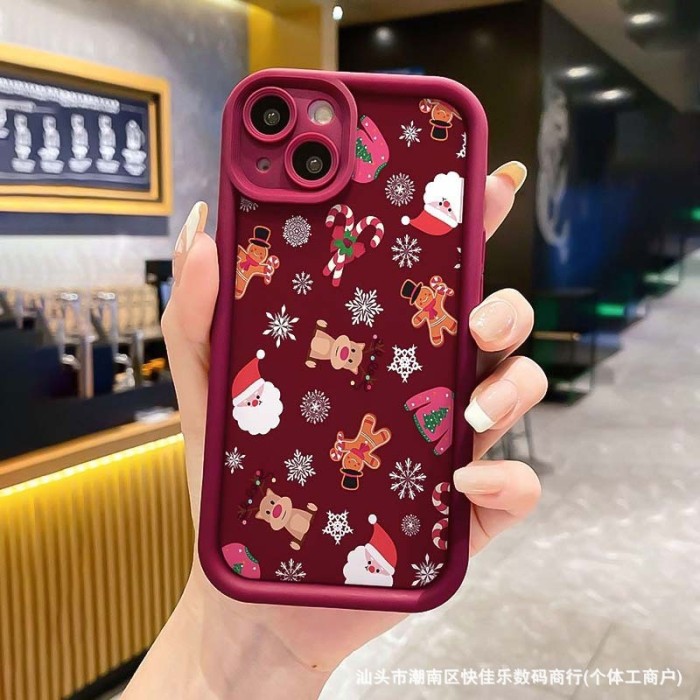 For iPhone 17 Air 17 Pro Max 16 15 14 13 12 11 XR 7 8 XS  Phone Case Christmas