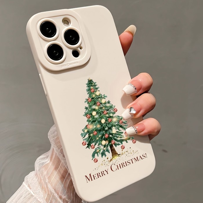 For iPhone 17 Air 17 Pro Max 16 15 14 13 12 11 XR Phone Case Creative Christmas Tree