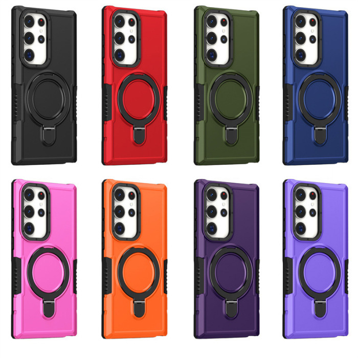 For Samsung Galaxy A56 A35 A16 A53 A25A14 A73 A22 Phone Case Magnetic Ring Bracket 