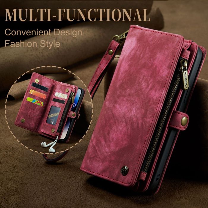 For iPhone 17 Air 17 16 Pro Max 15 14 13 12 11 XR XS Phone Cover Leather Wallett Card Holder