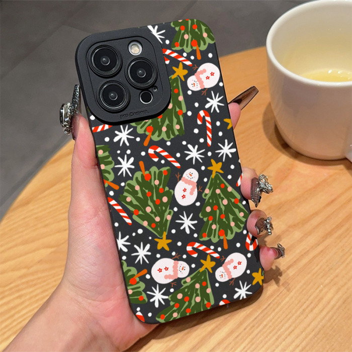 For iPhone 17 Air 17 Pro Max 16 15 14 13 12 11 XR 7 8 XS  Christmas Phone Case