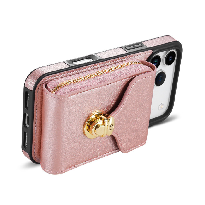 For iPhone 17 Air 17 Pro Max 16 15 14 13 12 11 XR 8 XS Phone Case Leather Wallet Card Holder
