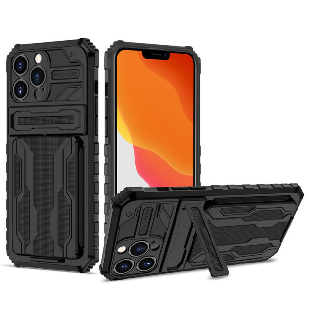 For iPhone 17 Air 17 Pro Max 16 15 14 13 12 11 XR Phone Case Bracket Card Holder