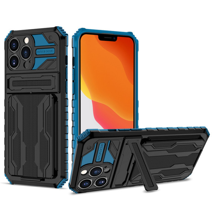 For iPhone 17 Air 17 Pro Max 16 15 14 13 12 11 XR Phone Case Bracket Card Holder