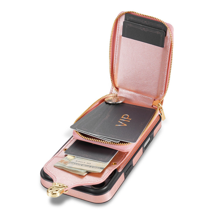 For iPhone 17 Air 17 Pro Max 16 15 14 13 12 11 XR 8 XS Phone Case Leather Wallet Card Holder