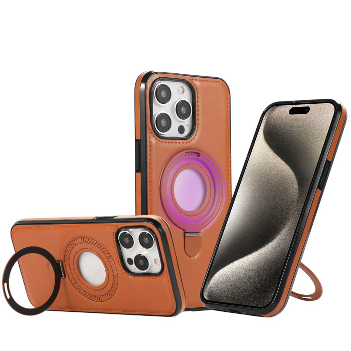 For iPhone 17 Air 17 Pro Max 16 15 14 13 12 8 Phone Case Magnetic Wallet Bracket