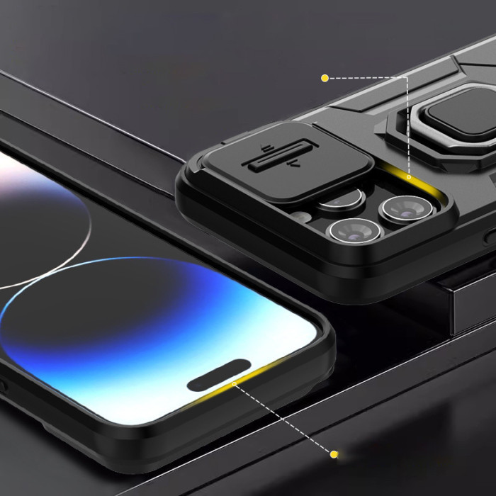 For iPhone 17 Air 17 Pro Max 16 15 14 13 12 11 XR 8 XS Phone Case Bracket Armor