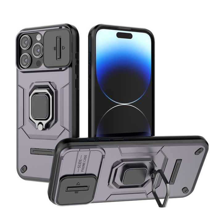 For iPhone 17 Air 17 Pro Max 16 15 14 13 12 11 XR 8 XS Phone Case Bracket Armor
