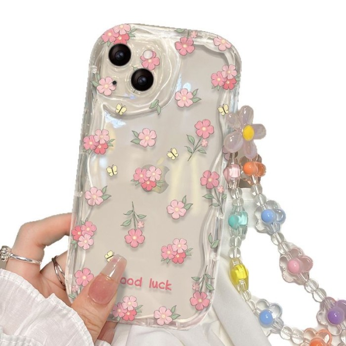 For Apple iPhone 17 Air 17 16 Pro Max 15 14 13 12 11 XR 7 8 XS Phone Case Floral