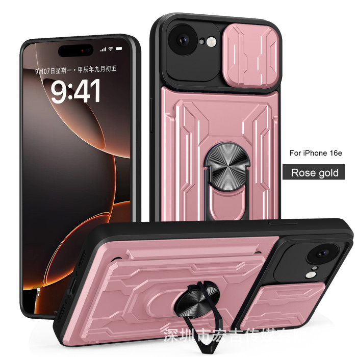 For iPhone 17 Air 17 16 Pro Max 15 14 13 12 11 XR XS Phone Case Magnetic Bracket
