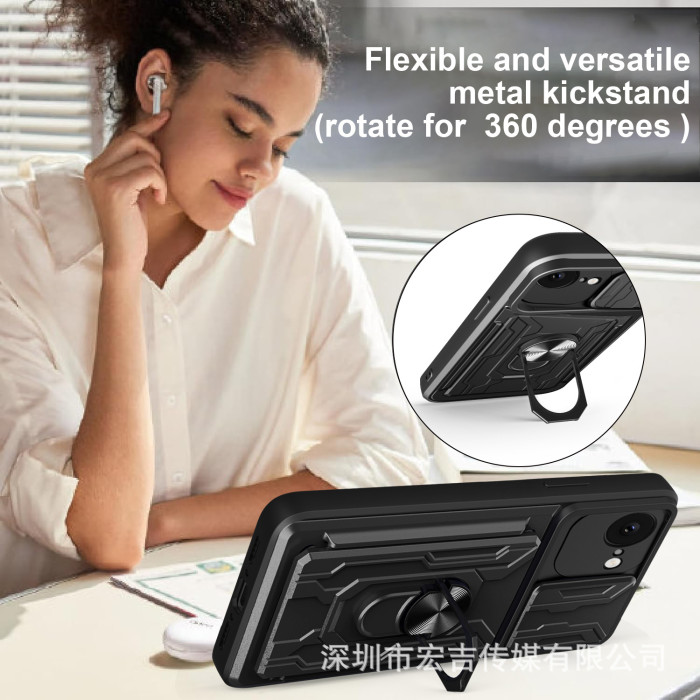 For iPhone 17 Air 17 16 Pro Max 15 14 13 12 11 XR XS Phone Case Magnetic Bracket