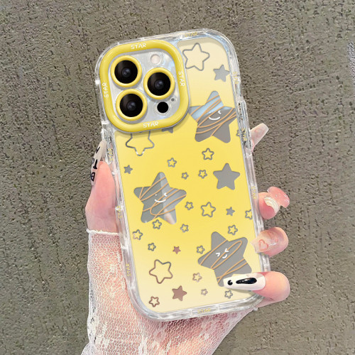 For iPhone 17 Air 17 Pro Max 16 15 14 13 12 11 XR 8 XS Phone Case Gradient Stars